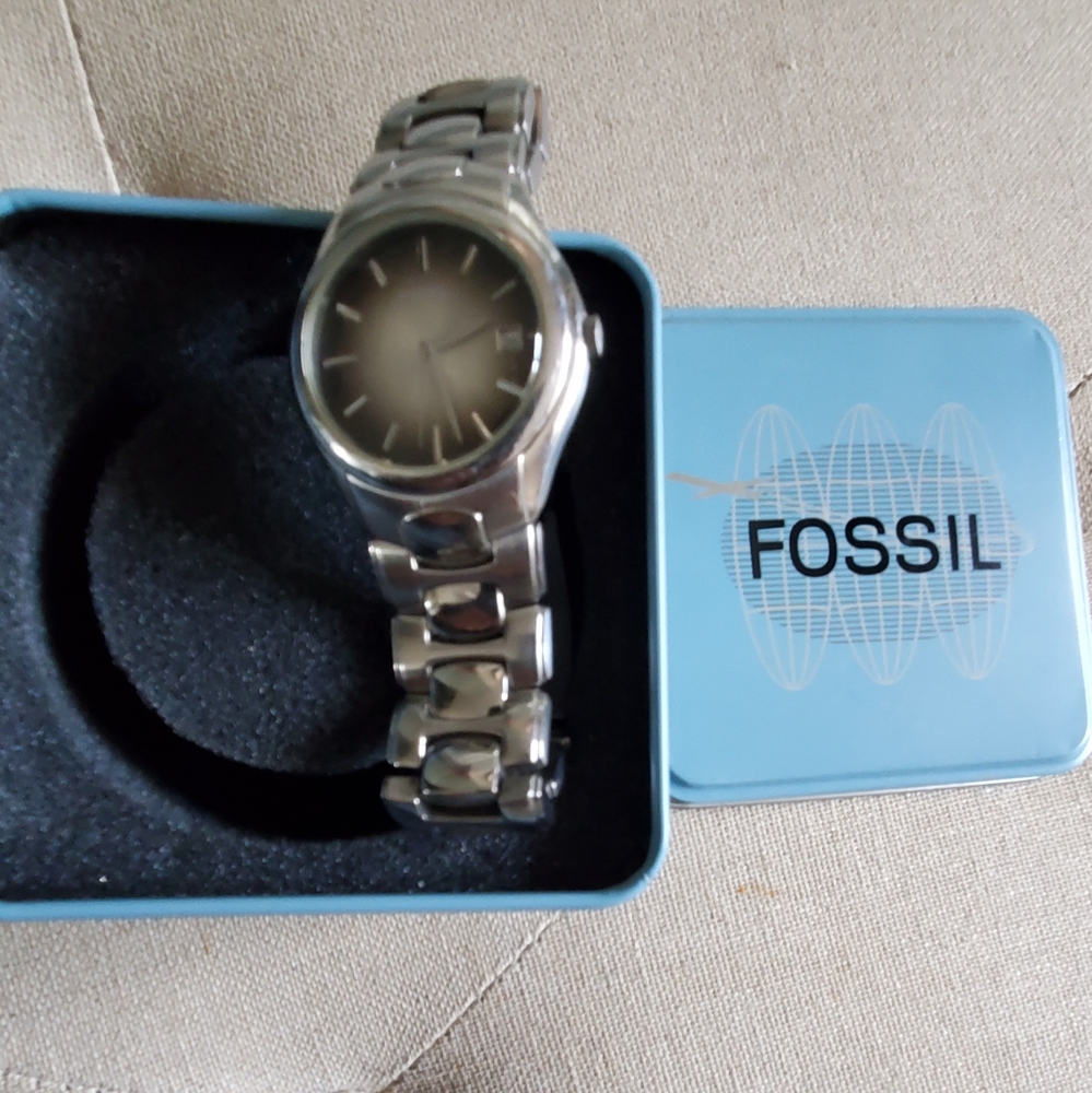 Fossil stainless steel watch